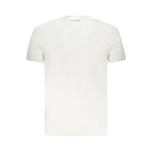 Trussardi White Cotton Men T-Shirt