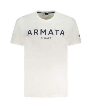 Armata Di Mare White Cotton Men T-Shirt