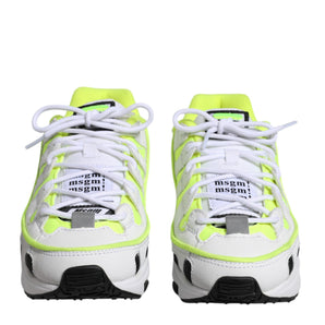 MSGM Multicolor Low Top Trainers Lace Up Sneakers Shoes