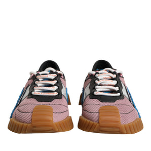 Dolce & Gabbana Multicolor Lace Up Low Top NS1 Sneakers Shoes
