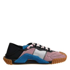 Dolce & Gabbana Multicolor Lace Up Low Top NS1 Sneakers Shoes