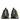Dolce & Gabbana Green Black Slip On Sorrento Sneakers Shoes