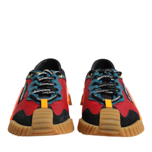 Dolce & Gabbana Multicolor Logo Low Top NS1 Sneakers Shoes