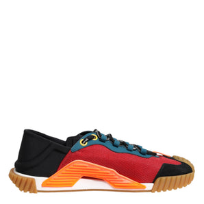 Dolce & Gabbana Multicolor Logo Low Top NS1 Sneakers Shoes