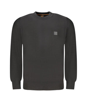 Hugo Boss Black Cotton Men's Sweater