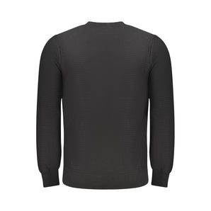Hugo Boss Black Cotton Men Sweater