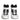 Dolce & Gabbana Black White Leather High Top Sneakers Shoes