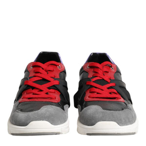 Dolce & Gabbana Multicolor Lace Up Low Top Men Sneakers Shoes