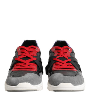 Dolce &amp; Gabbana Multicolor Lace Up Low Top Men Sneakers Shoes