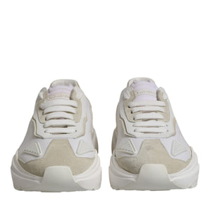 Dolce & Gabbana White Low Top Daymaster Men Sneakers  Shoes