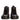 Dolce & Gabbana Black Leather Logo High Top Sneakers Shoes