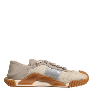Dolce & Gabbana Multicolor Lace Up Low Top NS1 Sneakers Shoes