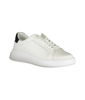 Calvin Klein Sleek White Sneakers with Contrast Accents