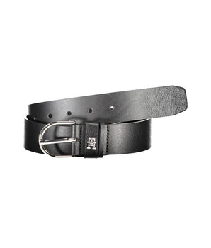 Tommy Hilfiger Black Leather Women Belt