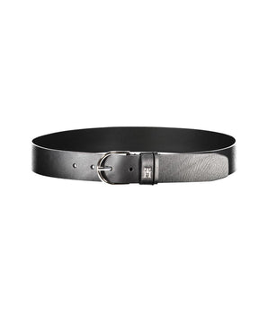 Tommy Hilfiger Black Leather Women Belt