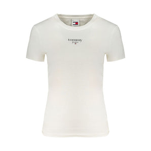 Tommy Hilfiger White Cotton Tops & T-Shirt
