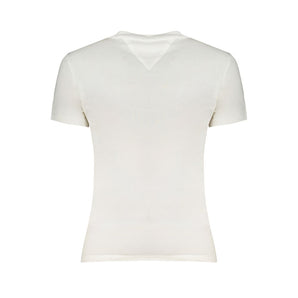Tommy Hilfiger White Cotton Tops & T-Shirt