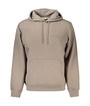 Calvin Klein Brown Cotton Men Sweater