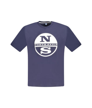 North Sails Blue Cotton Men's T-Shirt
