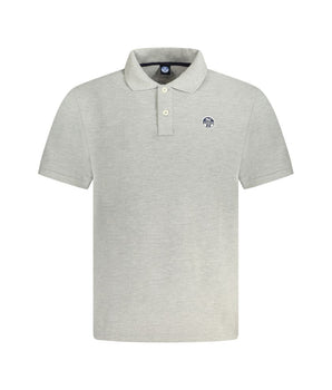 North Sails Brown Cotton Men Polo Shirt