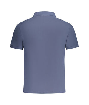 North Sails Blue Cotton Men Polo Shirt