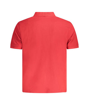 North Sails Red Cotton Men Polo Shirt