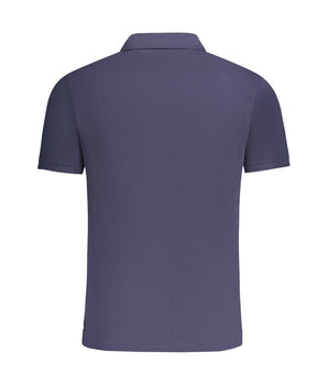 North Sails Blue Cotton Men Polo Shirt