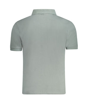 North Sails Green Cotton Men Polo Shirt