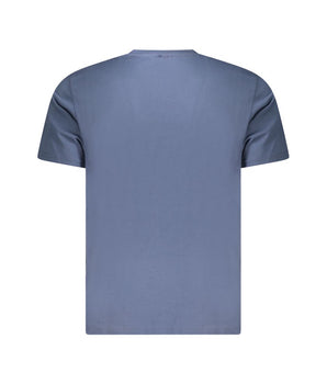 North Sails Blue Cotton Men T-Shirt