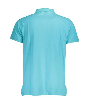 Norway 1963 Blue Cotton Men Polo Shirt