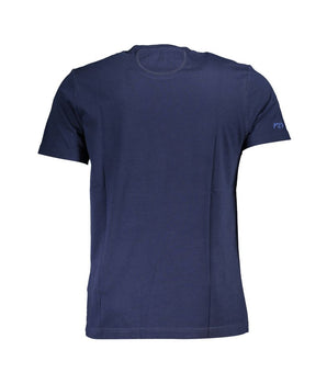 La Martina Blue Cotton Men T-Shirt