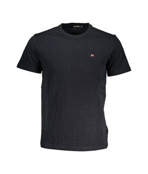 Napapijri Black Cotton Men T-Shirt