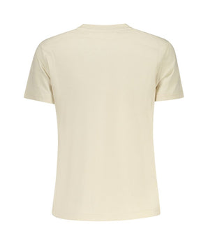 Tommy Hilfiger Beige Cotton Women T-Shirt