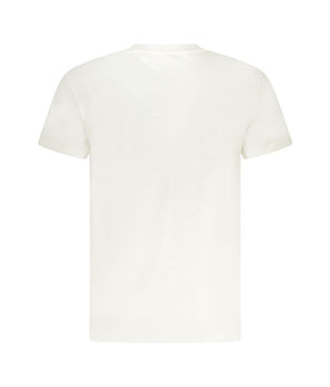 Tommy Hilfiger White Cotton Men T-Shirt