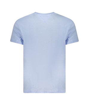 Tommy Hilfiger Blue Cotton Men T-Shirt