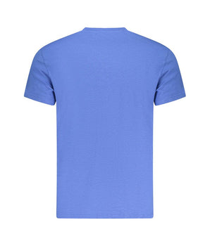 Tommy Hilfiger Blue Cotton Men T-Shirt
