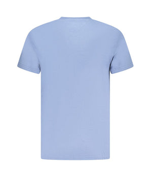 Tommy Hilfiger Blue Cotton Men T-Shirt