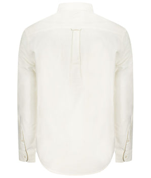 Tommy Hilfiger White Cotton Men Shirt