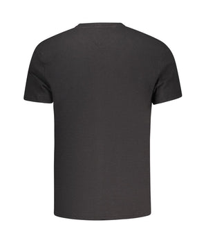 Tommy Hilfiger Black Cotton Men T-Shirt