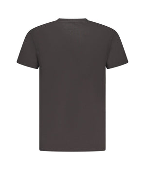 Tommy Hilfiger Black Cotton Men T-Shirt