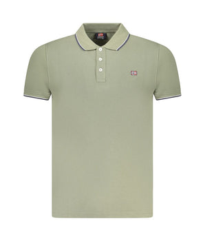 Norway 1963 Green Cotton Men Polo Shirt
