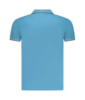 Norway 1963 Blue Cotton Men Polo Shirt