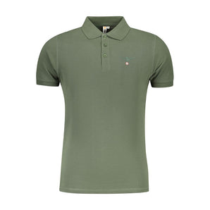 Accademia Militare Green Cotton Polo Shirt