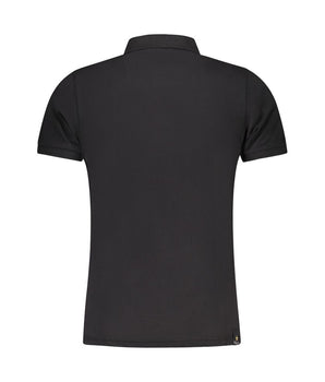 Accademia Militare Black Cotton Polo Shirt