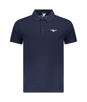 Accademia Militare Blue Cotton Polo Shirt