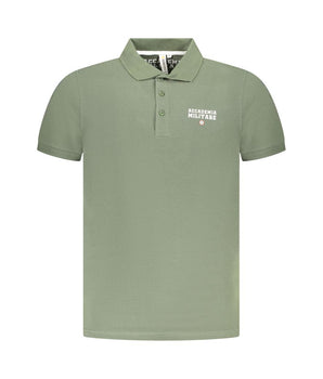 Accademia Militare Green Cotton Polo Shirt