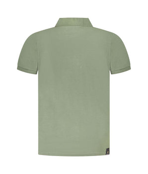 Accademia Militare Green Cotton Polo Shirt