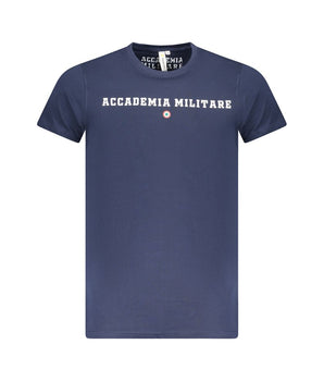 Accademia Militare Blue Cotton T-Shirt