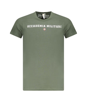 Accademia Militare Green Cotton T-Shirt