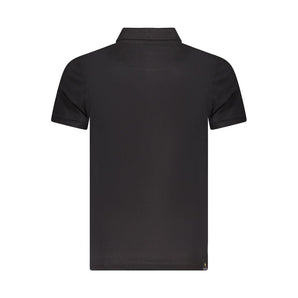 Accademia Militare Black Cotton Polo Shirt